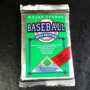 1990 Upper Deck Baseball Factory Sealed Pack Sammy Sosa Rookie Griffey  …